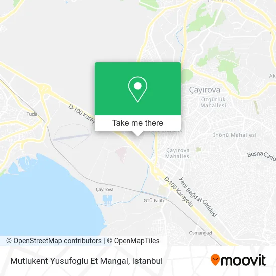 Mutlukent Yusufoğlu Et Mangal map