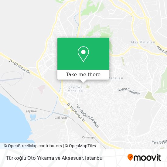 Türkoğlu Oto Yıkama ve Aksesuar map