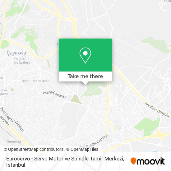 Euroservo - Servo Motor ve Spindle Tamir Merkezi map