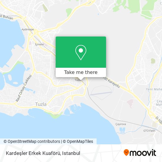 Kardeşler Erkek Kuaförü map