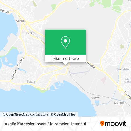 Akgün Kardeşler İnşaat Malzemeleri map