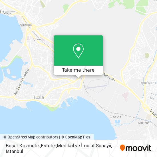 Başar Kozmetik,Estetik,Medikal ve İmalat Sanayii map