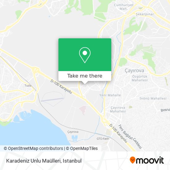 Karadeniz Unlu Maülleri map