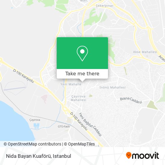 Nida Bayan Kuaförü map