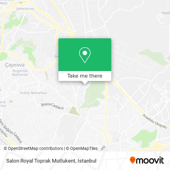 Salon Royal Toprak Mutlukent map
