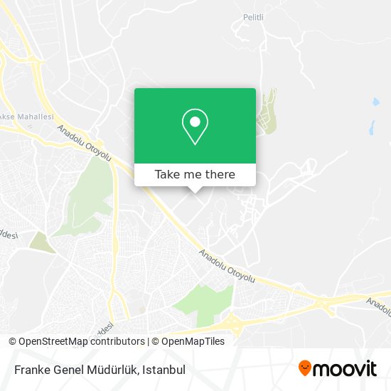 Franke Genel Müdürlük map