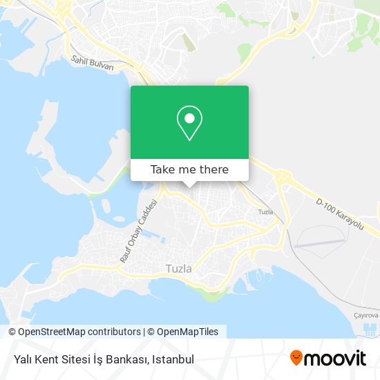 Yalı Kent Sitesi İş Bankası map