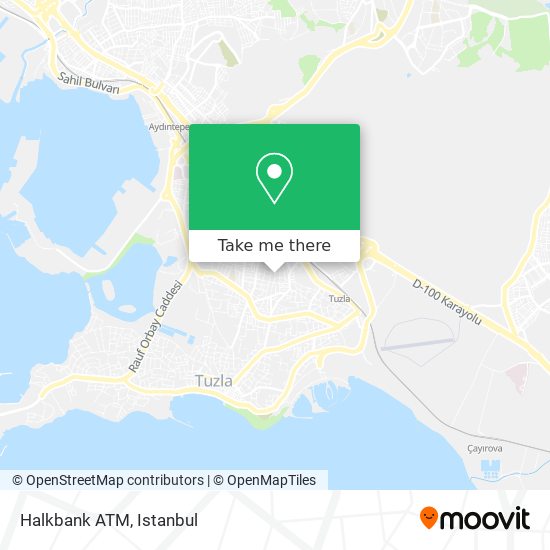 Halkbank ATM map