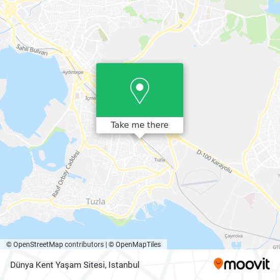 Dünya Kent Yaşam Sitesi map