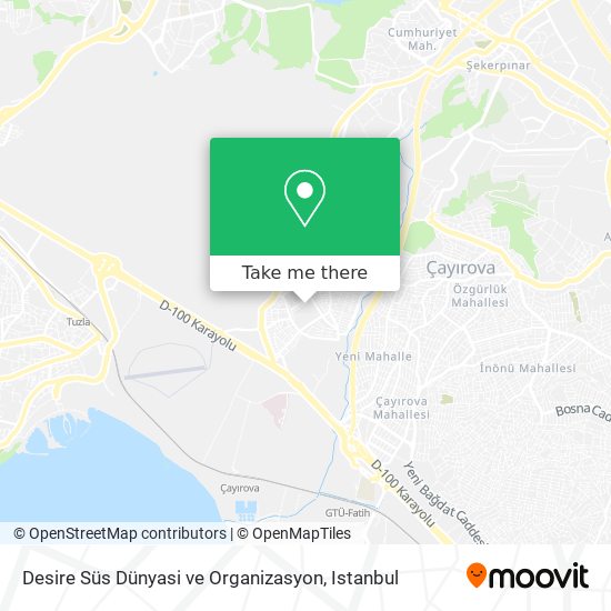 Desire Süs Dünyasi ve Organizasyon map