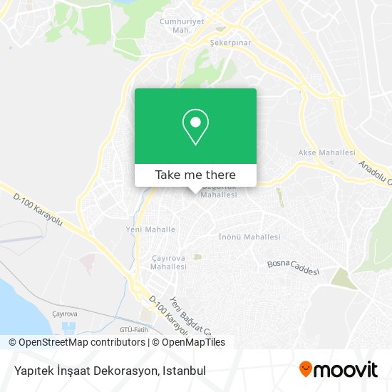 Yapıtek İnşaat Dekorasyon map