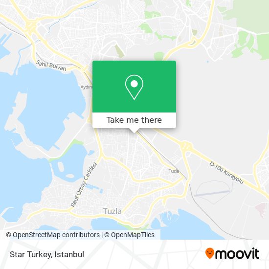 Star Turkey map