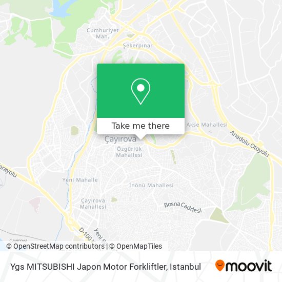 Ygs MITSUBISHI Japon Motor Forkliftler map