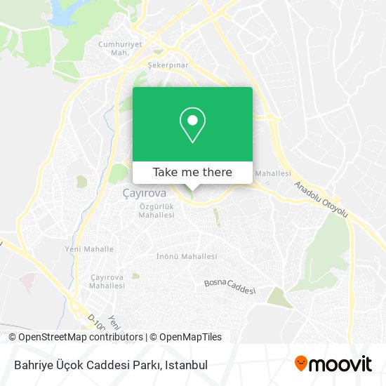 Bahriye Üçok Caddesi Parkı map
