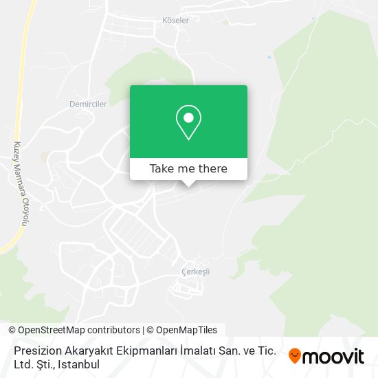 Presizion Akaryakıt Ekipmanları İmalatı San. ve Tic. Ltd. Şti. map