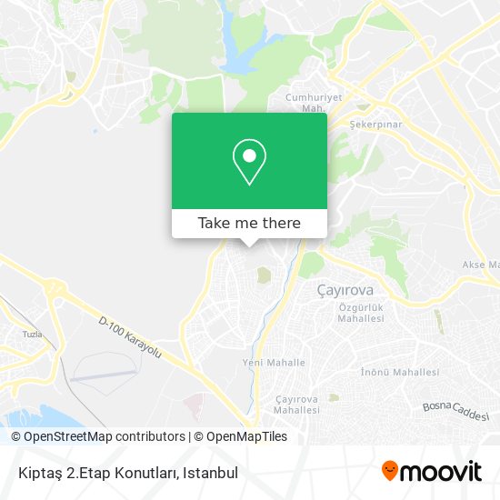 Kiptaş 2.Etap Konutları map