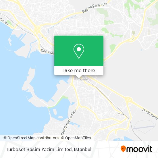Turboset Basim Yazim Limited map