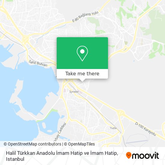 Halil Türkkan Anadolu İmam Hatip ve İmam Hatip map