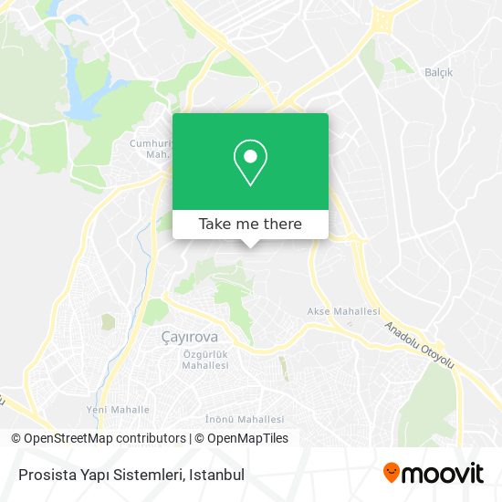 Prosista Yapı Sistemleri map