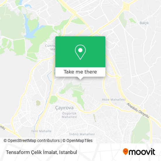 Tensaform Çelik İmalat map