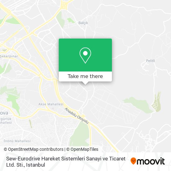 Sew-Eurodrive Hareket Sistemleri Sanayi ve Ticaret Ltd. Sti. map