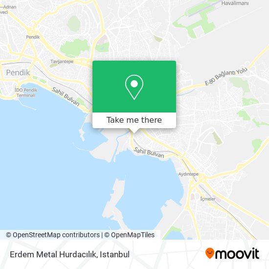 Erdem Metal Hurdacılık map