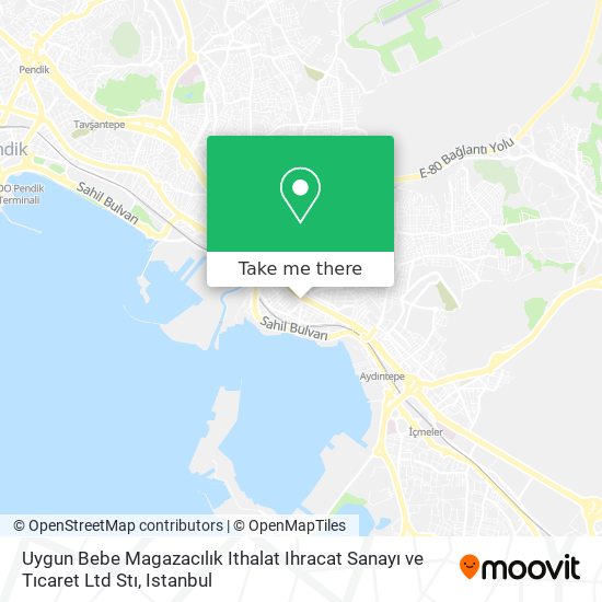 Uygun Bebe Magazacılık Ithalat Ihracat Sanayı ve Tıcaret Ltd Stı map