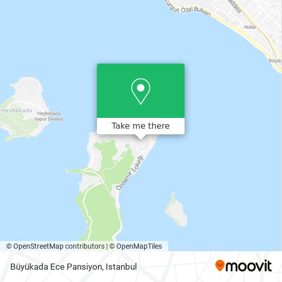 Büyükada Ece Pansiyon map