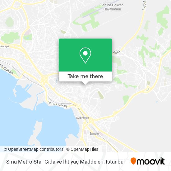 Sma Metro Star Gıda ve İhtiyaç Maddeleri map