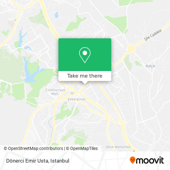 Dönerci Emir Usta map
