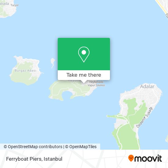 Ferryboat Piers map
