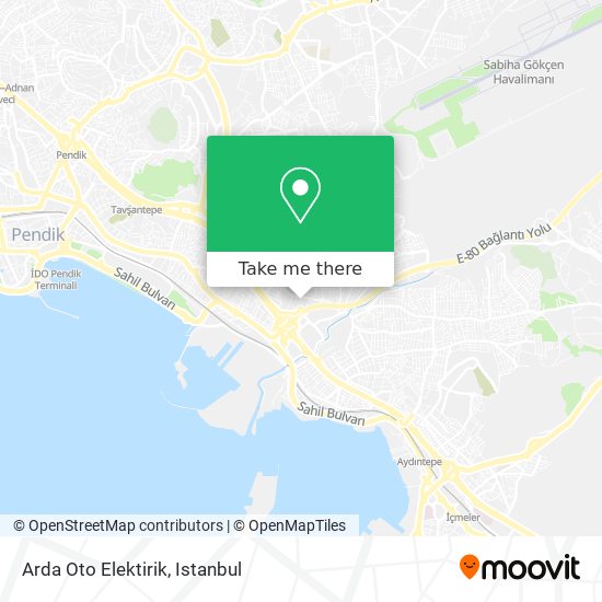 Arda Oto Elektirik map