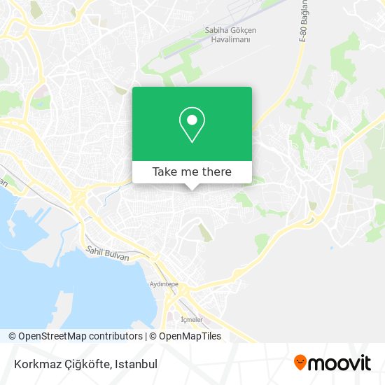 Korkmaz Çiğköfte map