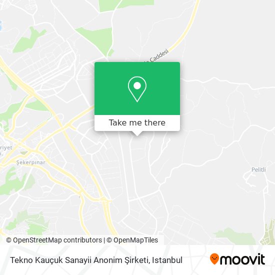 Tekno Kauçuk Sanayii Anonim Şirketi map