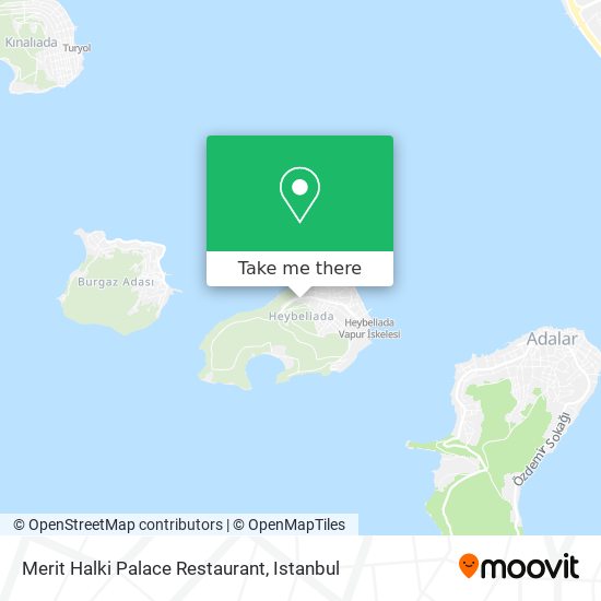 Merit Halki Palace Restaurant map