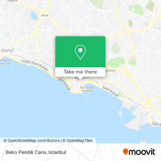 Beko Pendık Carsı map