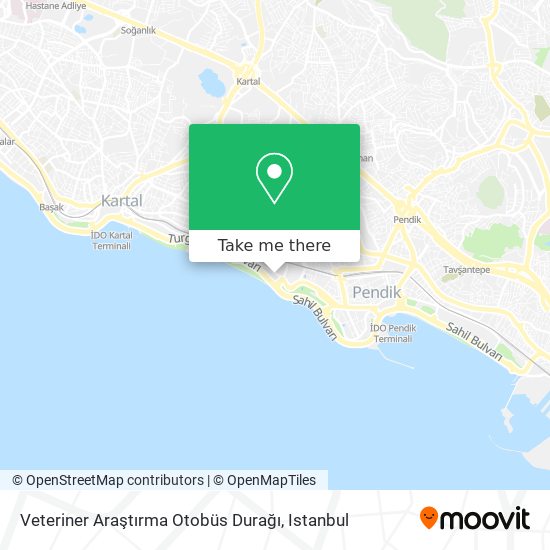 Veteriner Araştırma Otobüs Durağı map