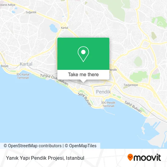 Yanık Yapı Pendik Projesi map