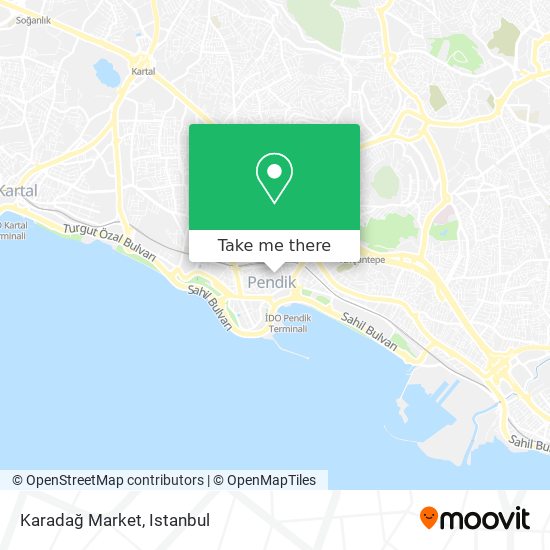 Karadağ Market map