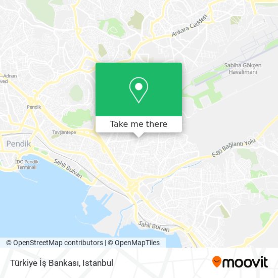 Türkiye İş Bankası map