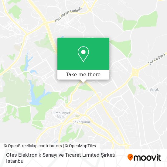 Otes Elektronik Sanayi ve Ticaret Limited Şirketi map