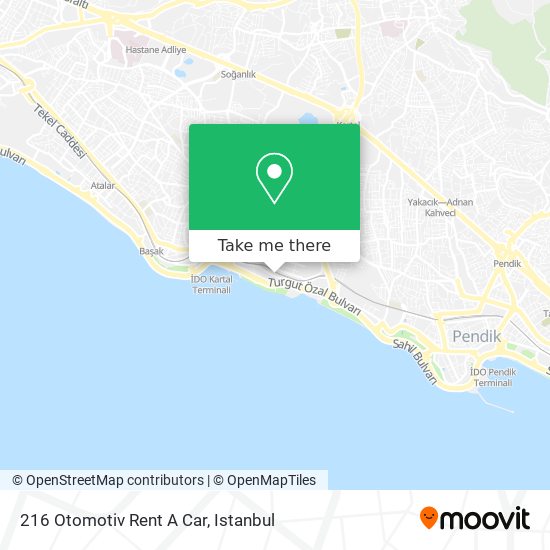 216 Otomotiv Rent A Car map