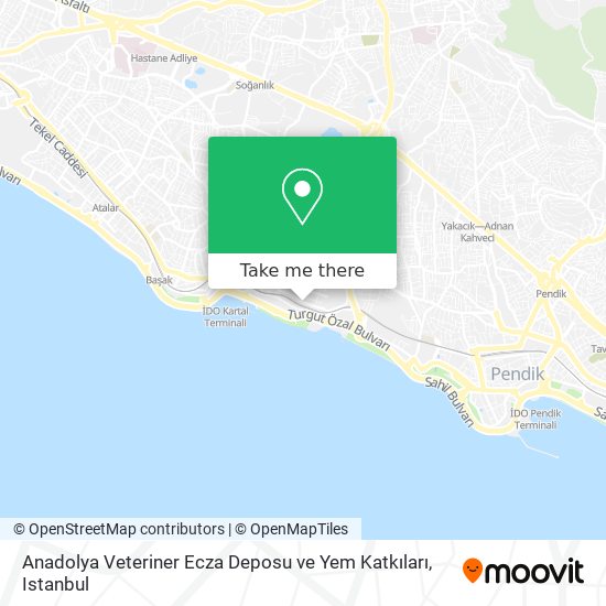 Anadolya Veteriner Ecza Deposu ve Yem Katkıları map