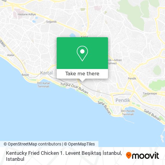 Kentucky Fried Chicken 1. Levent Beşiktaş İstanbul map