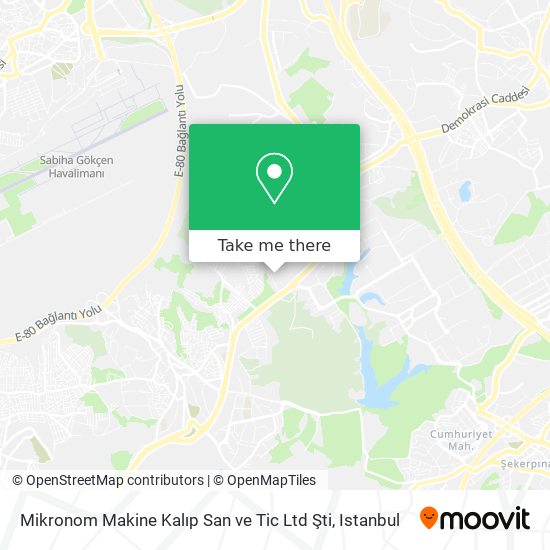 Mikronom Makine Kalıp San ve Tic Ltd Şti map