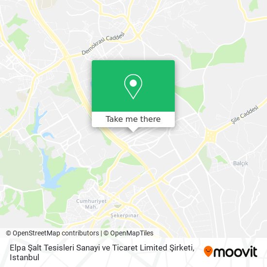 Elpa Şalt Tesisleri Sanayi ve Ticaret Limited Şirketi map