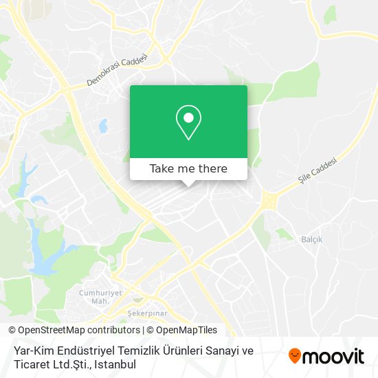 Yar-Kim Endüstriyel Temizlik Ürünleri Sanayi ve Ticaret Ltd.Şti. map