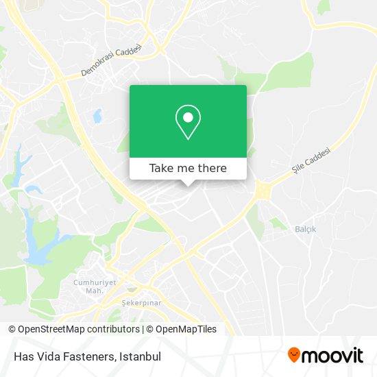 Has Vida Fasteners map