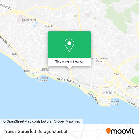 Yunus Garajı İett Durağı map