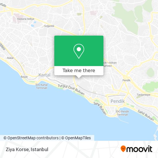 Ziya Korse map